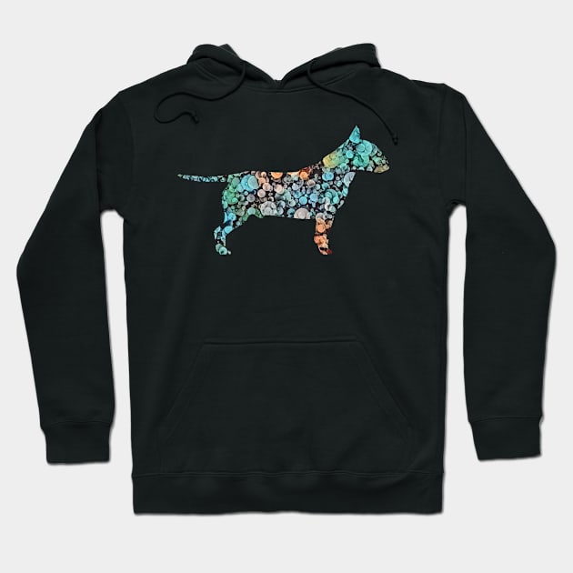 Bull Terrier Dog Lover Design Hoodie by PhotoArts